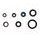 Set tesnil motorja za olje (Engine Oil Seals Kit) ATHENA P400485400187