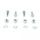 Wheel Stud and Nut Kit All Balls Racing 85-1099