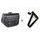 Leather saddlebag CUSTOMACCES SANT LOUIS APS005N črna left, with universal support