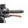 Clutch lever without adapter PUIG 29TNR raztegljiva poklopna (extendable folding) orange/red