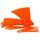 Radiator scoops POLISPORT 8429500001 (par) orange KTM