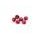 Nuts PUIG ANODIZED 0832R rdeč M8 (6pcs)