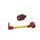 Lever guard in aluminium + right end ACCOSSATO DE005 with gold hose and joint levi