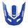 Helmet peak SHOT SPEED HYBRID A05-21OB-F01-P01 blue matt