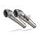 Dual slip-on exhaust GPR POWERCONE EVO E4.ROY.10.CAT.PCEV Brushed Stainless steel