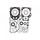 Complete gasket kit WINDEROSA 8110024 with seals