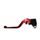 Clutch Lever ACCOSSATO ESK025 fixed CNC-worked aluminium, red