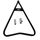 Side stand triangle JMP complete with three fittings črna
