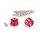 Bar ends PUIG SPEED 21030R rdeč
