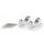 Risers PUIG 20308P srebrna height 20mm, d 32mm