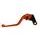 Clutch Lever ACCOSSATO ESB22 fixed CNC-worked aluminium, orange