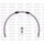 Set prednjih zavornih cevi Venhill POWERHOSEPLUS APR-6002FB-PU (1 cev v kompletu) Purple hoses, black fittings