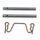 Brake pad retaining pin kit All Balls Racing 18-7018