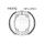 Brake shoe set EBC H331G grooved