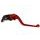 Ročica zavore ACCOSSATO EDR019 fixed CNC-worked aluminium, red
