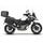 Komplet aluminijastih kovčkov z nosilci in ploščo SHAD TERRA BLACK, 48L zadnji kovček in 36L stranski kovčki SHAD SUZUKI DL 650 V-Strom