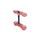 Triple clamp X-TRIG ROCS PRO 40501008 Oranžna 20-22mm