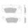 Zavorne obloge RMS 225103760 spredaj homologated organic