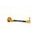 Lever guard ACCOSSATO DE001 with black hose and joint right, aluminium