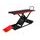 Motorcycle lift LV8 GOLDRAKE 400 FLOOR VERSION EG400O.R with air pump (black and red RAL 3002)