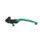 Folding lever ACCOSSATO LV016 in aluminium for ACCOSSATO full clutch zelena