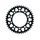 Rear ALU sprocket SUPERSPROX RAL-1303:43-BLK črna 43T, 520