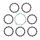 Friction plates kit with clutch cover gasket ATHENA P40230004