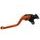 Clutch Lever ACCOSSATO ESS031 fixed CNC-worked aluminium, orange