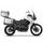 Komplet aluminijastih kovčkov z nosilci in ploščo SHAD TERRA, 48L zadnji kovček in 36L/47L stranski kovčki SHAD TRIUMPH Tiger 800