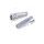 Footpegs without adapters PUIG RACING 6301P srebrna