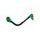 Lever guard ACCOSSATO DE001 with black hose and joint right, aluminium