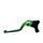 Clutch Lever ACCOSSATO ESB008 fixed CNC-worked aluminium, green