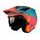 Trial helmet MT Helmets DISTRICT SV S ANALOG D24 MATT FLUOR ORANGE XS