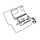 Top case handle SHAD D1TV80R for ATV80 and ATV110