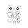 Complete gasket kit WINDEROSA 7111630 with seals