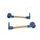 Lever guard ACCOSSATO DE003 with gold hose and joint right + left, aluminium