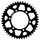 Rear ALU sprocket SUPERSPROX RAL-486:46-BLK črna 46T, 520