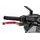 Brake lever without adapter PUIG 4.0 4110RT poklopna (foldable) red/orange