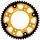 Rear sprocket SUPERSPROX STEALTH RST-998:51-GLD zlata 51T, 428