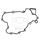 Tesnilo sklopke (Clutch cover gasket) ATHENA S410270008025