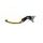 Adjustable folding lever ACCOSSATO LV008 in aluminium for original clutch master cylinders zlata