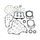 Complete gasket kit with oil seals ATHENA P400270900086