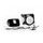 Windshield PUIG SEMI-FAIRING 9554N matt black črna