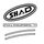 Stickers SHAD D1B43ETR for SH43 rdeč