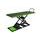 Motorcycle lift LV8 NANO 600 FLOOR VERSION EN600GE.G with electro-hydraulic unit (black and green RAL 6018)