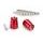 Bar ends PUIG SPORT 21029R rdeč