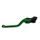 Clutch Lever ACCOSSATO ESA090 fixed CNC-worked aluminium, green