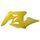 Radiator scoops POLISPORT 8428400001 (par) yellow RM 01