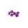 Nuts PUIG ANODIZED 0863L violet M8 (6pcs)