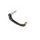 Lever guard ACCOSSATO "Ultra-Light" DE011 with gold eyelet and insert right, carbon